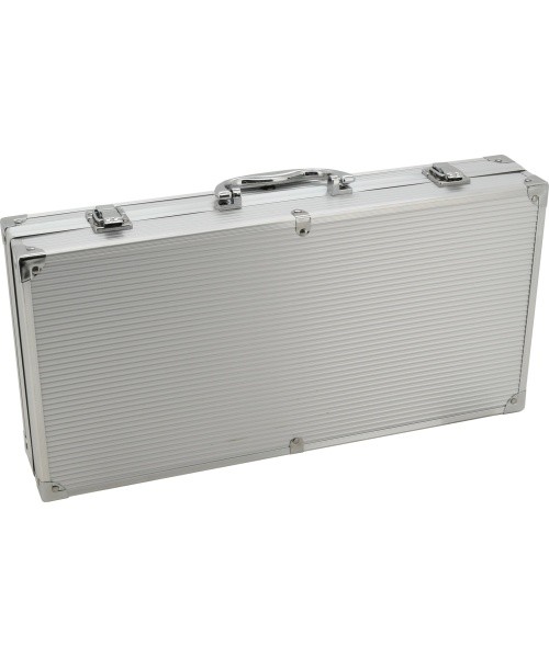 Grillitarvikute komplekt Cattara Gray Line, 11 osa, alumiiniumkohver