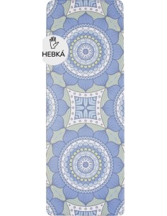 Yoga Mat Yate, Natural Rubber - Pattern B, Blue, Green