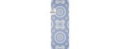 Yoga Mat Yate, Natural Rubber - Pattern B, Blue, Green
