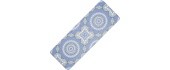 Yoga Mat Yate, Natural Rubber - Pattern B, Blue, Green