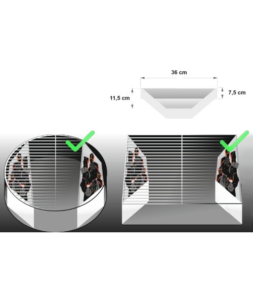 Box for indirect grilling 2pcs