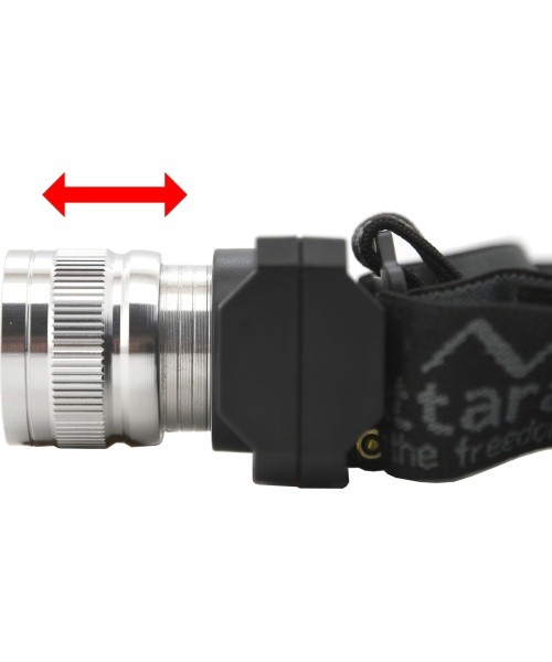 Pealamp SCORPION 90 lm XPE ZOOM laetav
