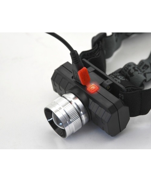 Headlamp SCORPION 90lm XPE ZOOM rechargeable