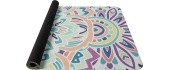 Yoga Mat Yate, Natural Rubber, 1mm, Pink / Blue 
