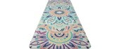 Yoga Mat Yate, Natural Rubber, 1mm, Pink / Blue 