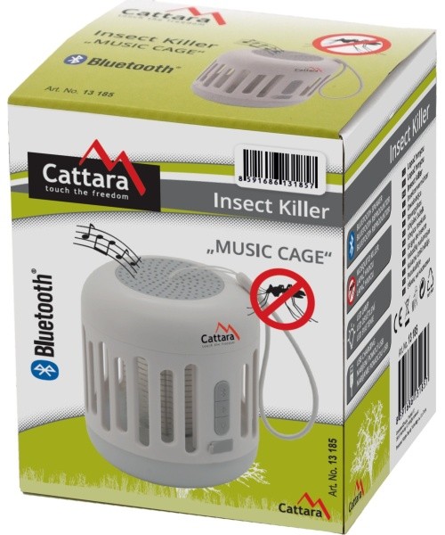 Music Cage Bluetooth Rechargeable Flashlight + UV Insect Trap Cattara