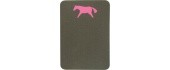 Sit Mat Yate Horse, 400x285x10mm, Pink/Antracit