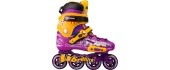 Fixed roller skates Baud BD276 - Violet-Yellow