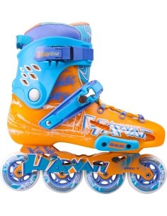 Fixed roller skates Baud BD276 - Blue-Orange