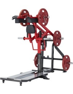 Standing Squat Machine Steelflex Plateload Line PLSS - Black/Red