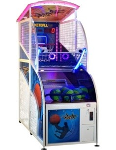 Basketball machine, with coin validator