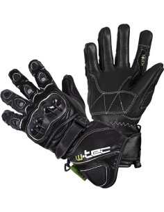 Mootorratturi kindad W-TEC Supreme EVO - Must
