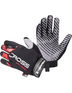 Fitness Gloves inSPORTline Freso - Black/Red