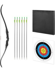 Archery Set inSPORTline Steepchuck 28 lbs. + EXTRA 6 Arrows & 1 Paper Target/Target Board