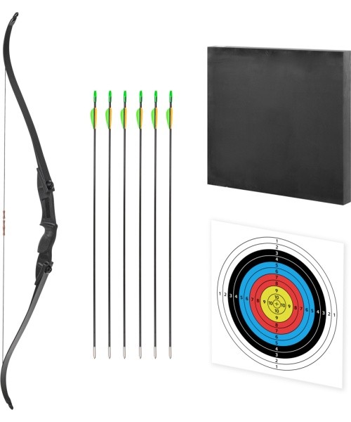 Vibulaskmise komplekt inSPORTline Steepchuck 28 lbs + 6 noolt ja märklaud