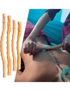 Puidust massaažipulkade komplekt inSPORTline Jarosa Set