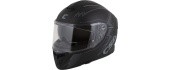 Mootorrattakiiver Cassida Integral GT 2.1 Flash, mattmust / tumehall