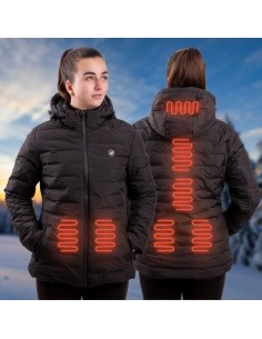 Naiste soojendusega jope W-TEC HEATborg Lady - Must