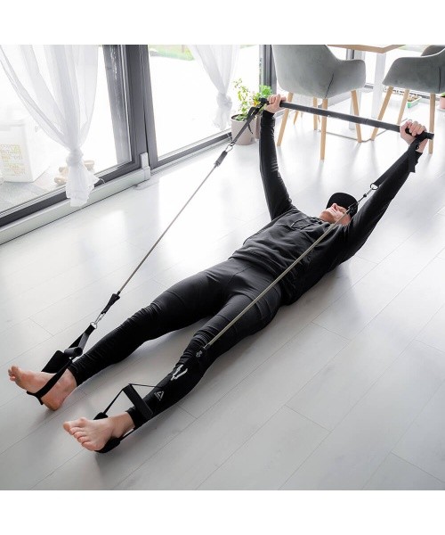 Pilates Bar w/ Resistance Bands & Door Anchor inSPORTline Ancairo