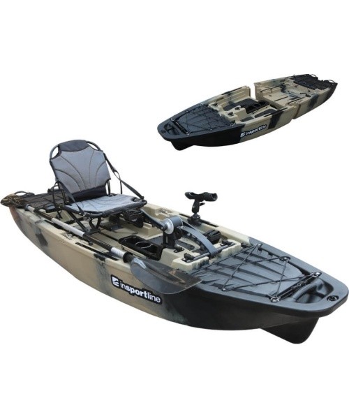 Folding Pedal Drive Kayak inSPORTline Rhoner Desert Camo