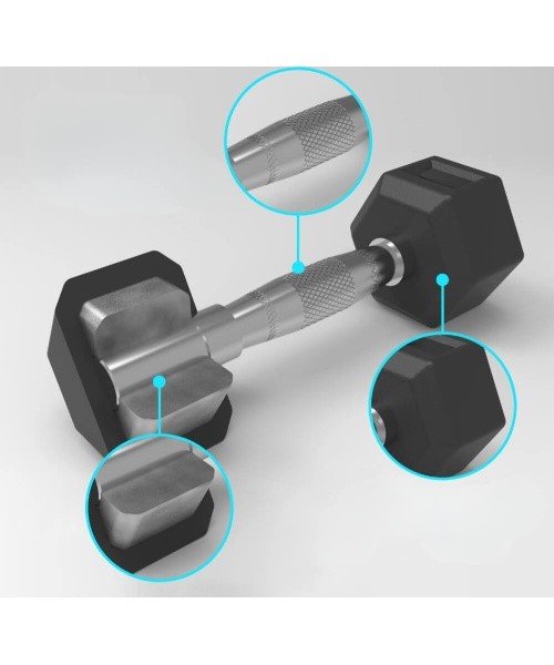 Hex Dumbbell inSPORTline Hexclusive 20 kg