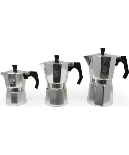 BasicNature Bellanapoli espressokann, 3 tassile