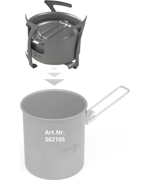 Origin Outdoors pliidikomplekt "Titanium"