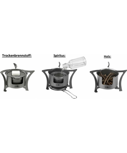 Origin Outdoors pliidikomplekt "Titanium"