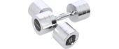 CHD CHROMED DUMBBELL HMS - 2 x 8 kg
