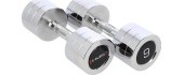 Kroomitud hantel CHD HMS - 2 x 9 kg
