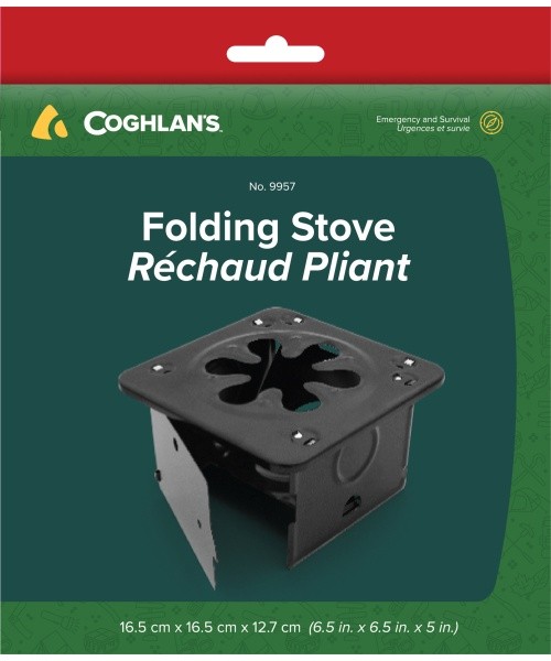 Folding Stove Coghlans Alcohol, 16.5x16.5x12.7cm