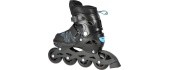 NH11912 2IN1 IN-LINE SKATES/HOCKEY ICE SKATES - Black/Blue