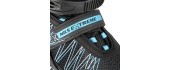 NH11912 2IN1 IN-LINE SKATES/HOCKEY ICE SKATES - Black/Blue
