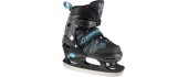 NH11912 2IN1 IN-LINE SKATES/HOCKEY ICE SKATES - Black/Blue