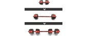 SGC20  BARBELL AND DUMBBELLS COMPOSITE HMS - 30 kg