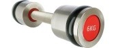 HH CHROMED DUMBBELL HMS PREMIUM - 2 x 6 kg
