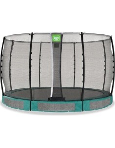 EXIT Allure Classic maasse paigaldatav batuut ø366 cm – roheline