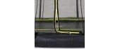 EXIT Silhouette ground trampoline ø244cm with safety net - black Outdoor Round Coil spring Sunken trampoline