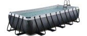 EXIT Black Leather bassein 540x250x100 cm filterpumbaga, must