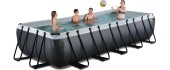 EXIT Black Leather bassein 540x250x100 cm filterpumbaga, must