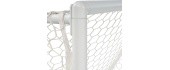 EXIT Scala aluminium football goal 180x120cm - white