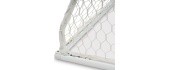 EXIT Scala aluminium football goal 180x120cm - white