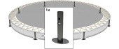 Elite+ - Foot InGround T-Section