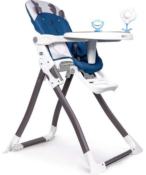Feeding Chair Eco Toys Reindeer, Blue