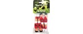 Soccer Table Soccer Men Buffalo, Red / White, 13 mm, 4 pcs
