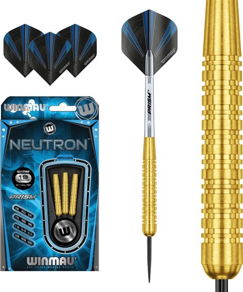 Noolemängu nooled Winmau Neutron, messing, terasotsaga, 19 g
