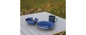 Emailitud sügav taldrik Origin Outdoors 20 cm, sinine