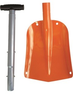 FOLDABLE SNOW/SAND SHOVEL W. POUCH