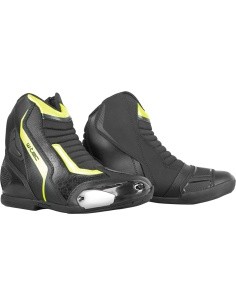 Motorcycle Boots W-TEC GlamCE - Black/Fluo Yellow