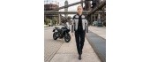 Women’s Summer Motorcycle Jacket W-TEC Mirelia - Black-Grey-Fluo